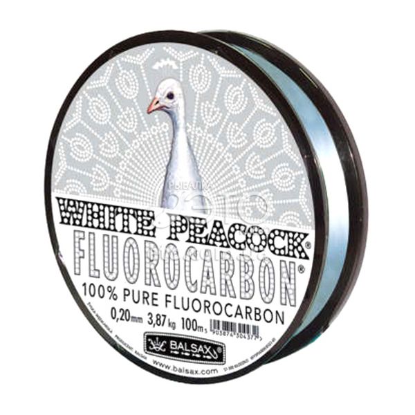 Флюорокарбон BALSAX WHITE PEACOCK 100m 0,40mm/13,3kg