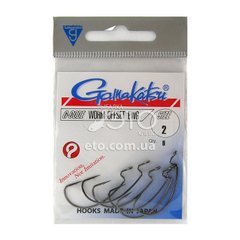 Крючки Gamakatsu Worm Offset EWG Black (выбрать размер)
