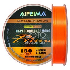 Жилка Feima Prime Fluo Orange 150м Ø 0.20мм/5.32кг код: X-3040-20