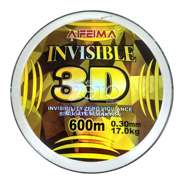 Леска Feima Invisible 3D 600m 0.30мм код: X-5057-030