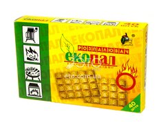 Розпалювач ЕКОПАЛ (коробка 40 шматків)