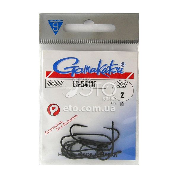 Крючки Gamakatsu LS-5413F Black (выбрать размер)