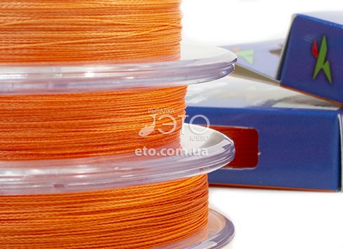 Шнур плетеный Intech First Braid X4 Orange 150m 0.09 мм (6lb/2.72kg)
