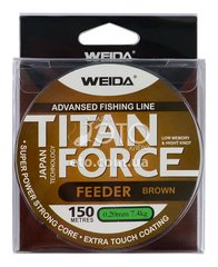 Леска Weida Titan Force Feeder Brown 150 м 0.20 мм