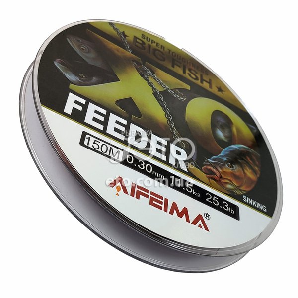 Жилка Feima FEEDER Super Toughness Big Fish X9 150м Ø 0.22мм/7.85кг код: X-3050-22