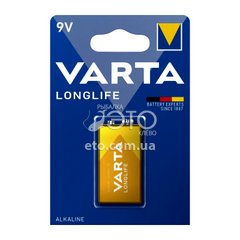 Батарейка Varta Longlife Alkaline 6LP3146 9V (Крона)