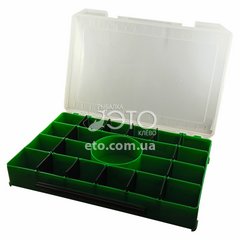 Коробка для риболовлі зі знімними перегородками 7-21 осередків (50x300x200)
