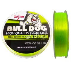 ЛескаCarp Zoom Bull-Dog Fluo Carp Line 300м 0,28 мм