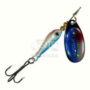 Блесна вращающаяся Feima Comet Head-spinner (6г) Blue