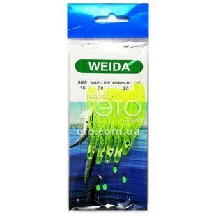 Самодуры WEIDA 16-30-20 с приманкой Октопус (селедин)
