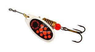 Блесны Mepps Comet BLACK FURY SILVER/orange