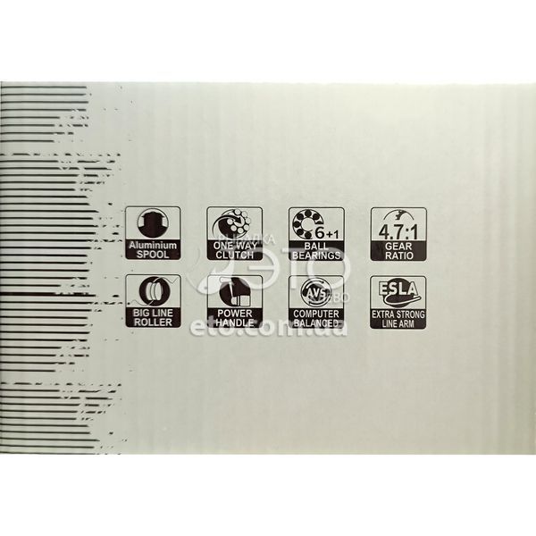 Катушка Sadey Manga 5000 (6+1 BB, 4.9:1)
