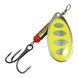 Блесна вращающаяся Weida Aglia Blade №3 (7.5г) silver + yellow