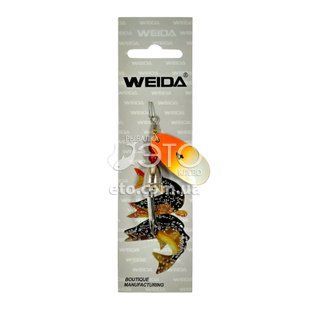 Блешня обертова Weida Vibrax №4 апельсин