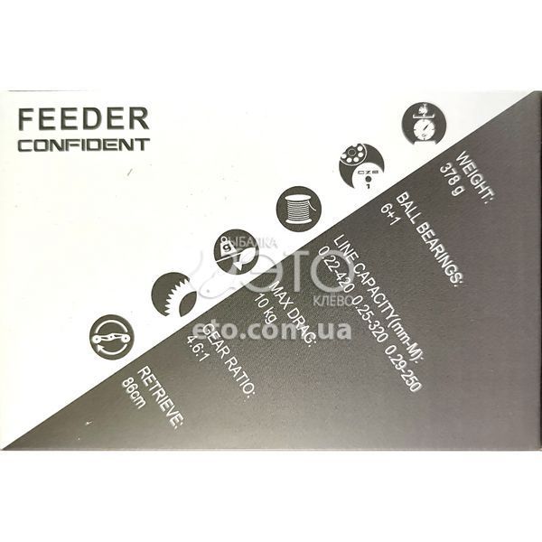 Катушка Mifine Feeder Confident CD-5500F (6+1bb, 4.6:1) код: 60401-55