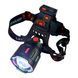 Налобный фонарь с светонакопительной окраской PM10-TG, zoom, 2&times;18650, Type-C, код: 8087-PM10-TG