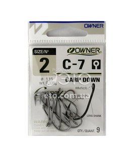 Крючки OWNER С-7 CARP DOWN серия 53267