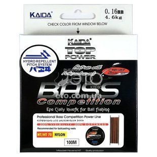 Леска KAIDA (WEIDA) BASS 0.16мм (100м) код: 319