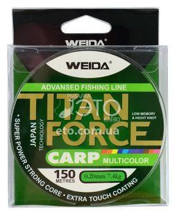 Леска Weida Titan Force Carp Multicolor 150 м 0.20 мм