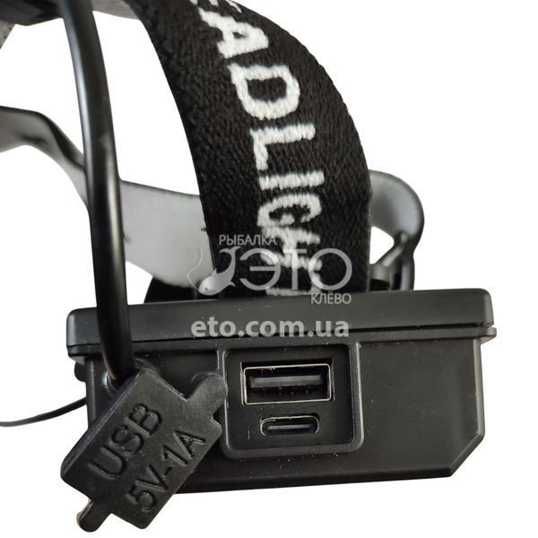 Фонарь налобный, 3x18650, Power Bank, ЗУ Type-C, zoom код: BL-T35-P160