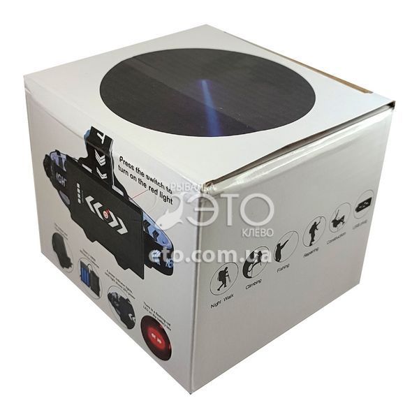 Фонарь налобный, 3x18650, Power Bank, ЗУ Type-C, zoom код: BL-T35-P160