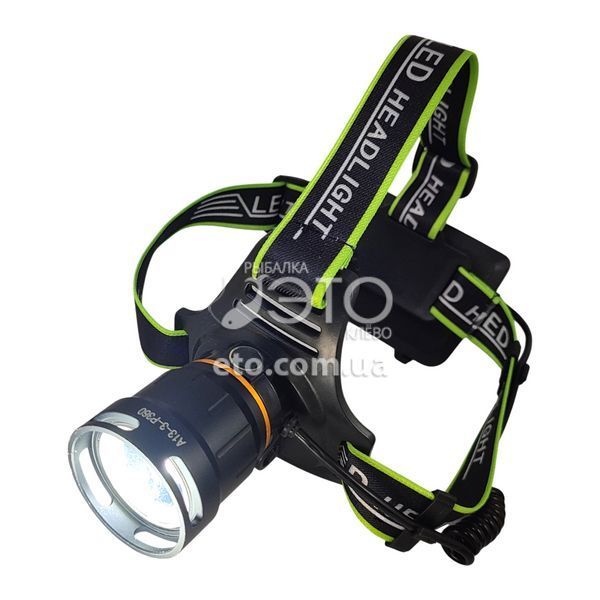 Налобный фонарь A13-3-P360, zoom, 3&times;18650, Type-C, Power Bank