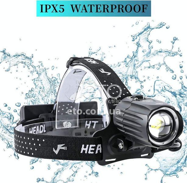 Фонарь налобный, 3x18650, Power Bank, ЗУ Type-C, zoom код: BL-T35-P160