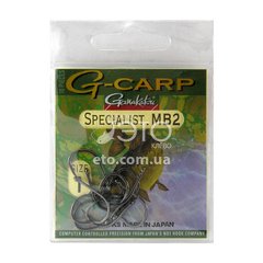 Гачки Gamakatsu G-Carp Specialist MB2 Black (вибрати розмір)