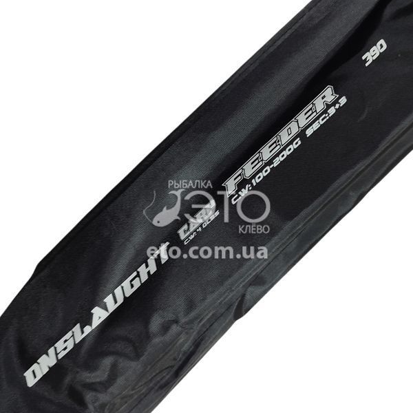Коропово-фідерне вудилище 2в1 Weida Onslaught Carp Feeder (3.9м, 4Lb/100-200г) код: G-467-390