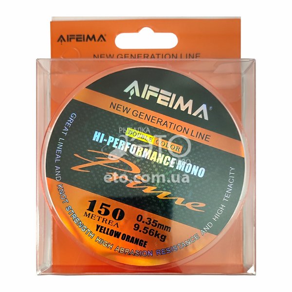 Леска Feima Prime Fluo Orange 150м Ø 0.30мм/7.88кг код: X-3040-30