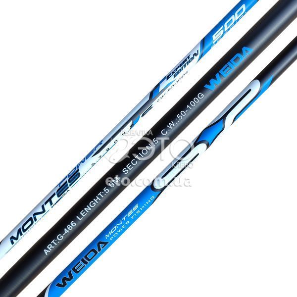 Махове вудилище Weida Montes Pole 5м (50-100г) код: G-466-500