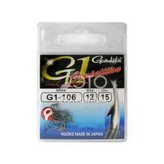 Крючки Gamakatsu G-1 Competition G1-106 Bronze № 012 (15 шт)