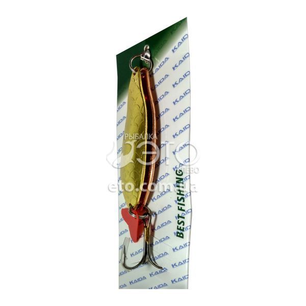 Блешня Kaida Salmon-Acustik 32г gold&nbsp;/ copper