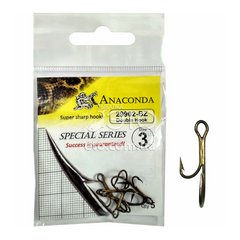 Гачки Anaconda Double 29902-BZ №3 (5 шт)