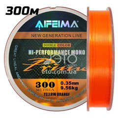 Леска Feima Prime Fluo Orange 300м Ø 0.35мм/9.56кг код: X-3042-35