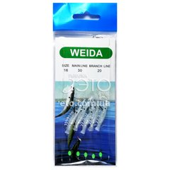 Самодури WEIDA 5 креветок (перламутр)