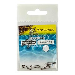 Карабины-застежки Anaconda RM-AG 09 "грушеподобные", Выбрать размер