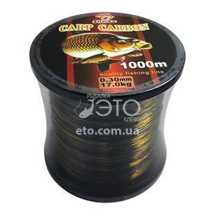 Леска Shark Carp Carbon 1000м 0.30мм multicolor, 0,30