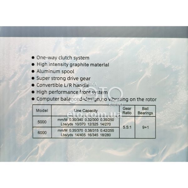 Котушка Sadey J3 5000 (9+1 BB, 5.5:1) код: J3-50FR Camo
