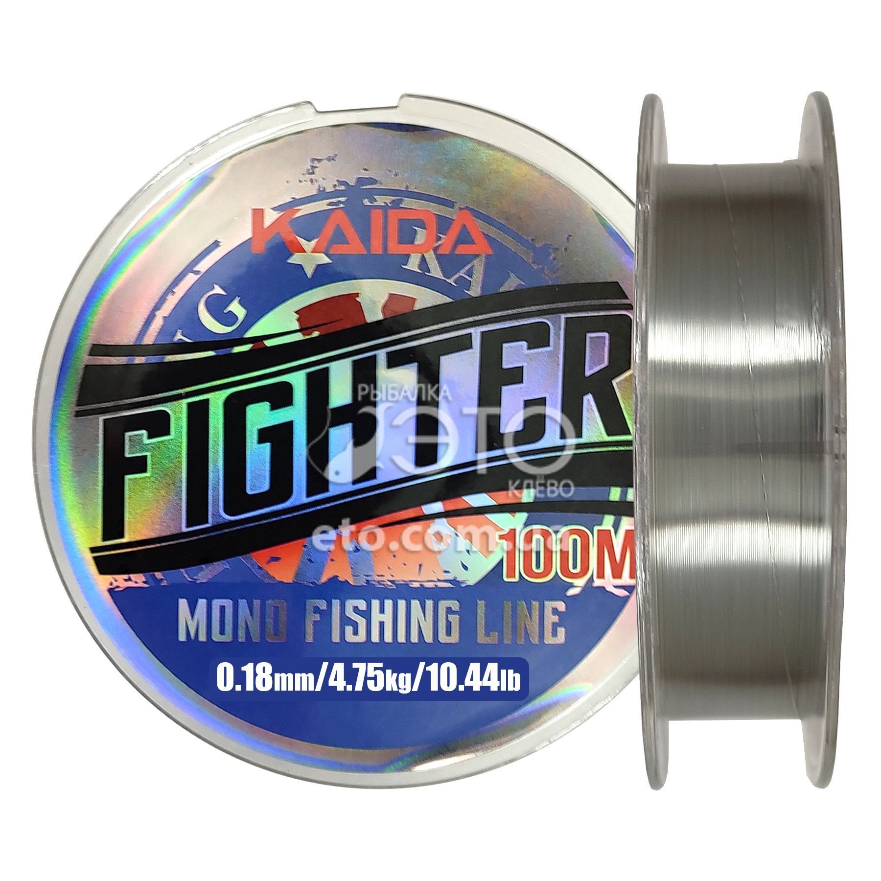 フライマテリアル Купить Леска Kaida Fighter 0,18 мм (100m) в интернет магазине ЭТО