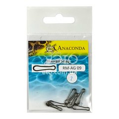 Застёжки Anaconda RM-AG 09-02 "грушеподобные" 7шт (15mm)