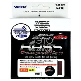 Леска KAIDA (WEIDA) BASS 0,35 мм (100m) код: 319