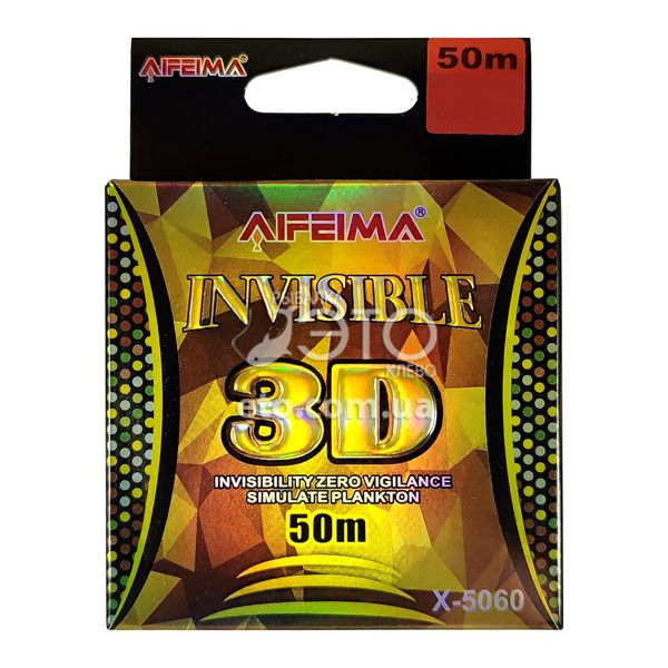 Леска Feima Invisible 3D 50м Ø 0.16мм код: X-5060-16