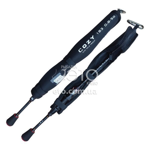 Спінінг тревел ультралайт Mifine Cozy Mini Tele Trout 168 см (0.8&ndash;5 г, Carbon 24T) код: 105-5-168
