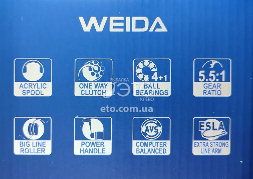 Катушка Weida HA 6000 (4+1 BB)