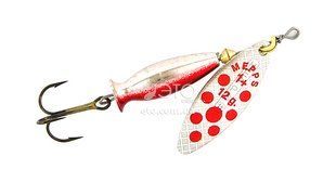 Блесны Mepps AGLIA LONG HEAVY silver/red dots