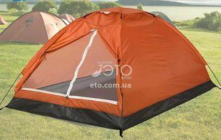Двухместная туристическая палатка 686 (210х150х110 см) Красная
