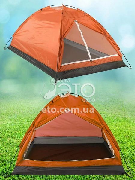 Двухместная туристическая палатка 686 (210х150х110 см) Красная