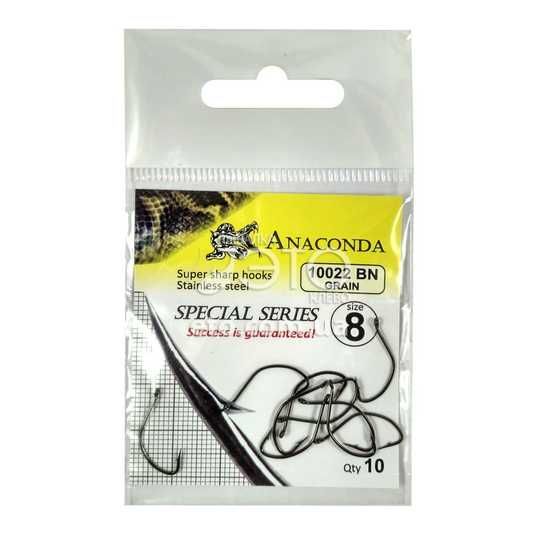 Marushin アナコンダ Купить Крючки ANACONDA 10022 № 8 GRAIN (10 шт) в интернет магазине