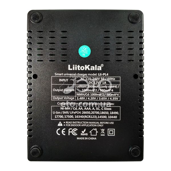 Зарядний пристрій для акумуляторів LiitoKala Lii-PL4